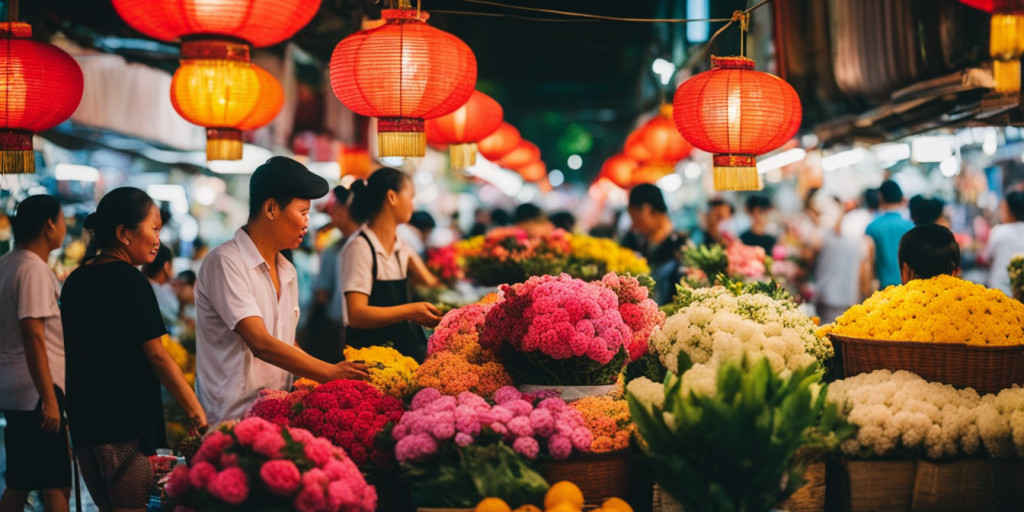 Le marché aux fleurs de Đà Lạt